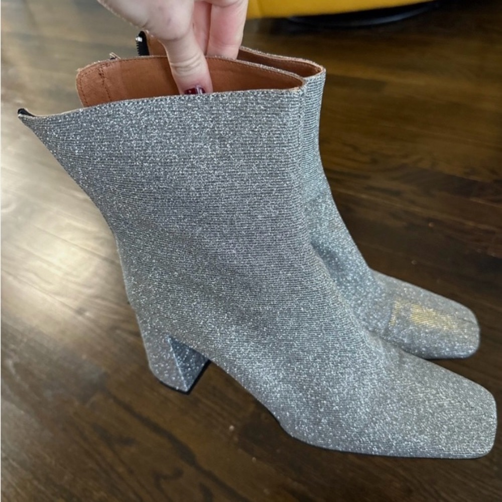 Intentionally Blank Disco Booties sz 41/10